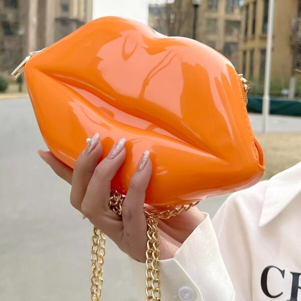 Lip Design Chain Novelty Bags